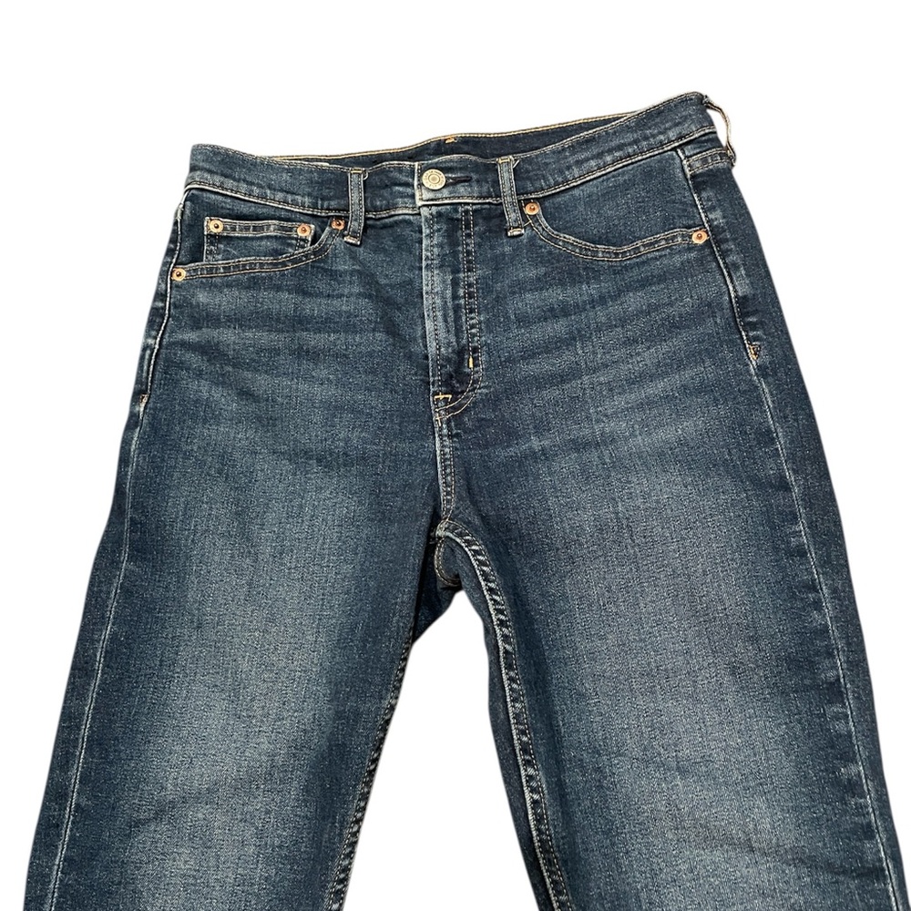 GAP Vintage Slim High Rise Raw Edge Petite Jeans - Picture 3 of 10